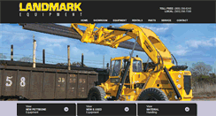 Desktop Screenshot of landmarkequipment.com