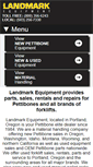 Mobile Screenshot of landmarkequipment.com